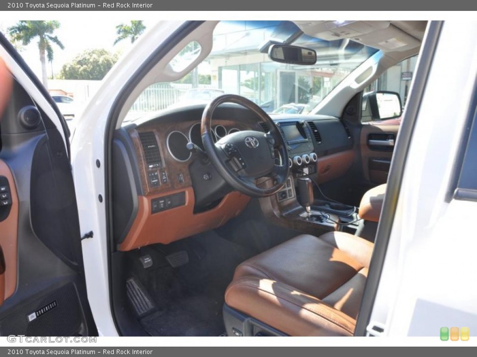 Red Rock Interior Dashboard for the 2010 Toyota Sequoia Platinum #44389046
