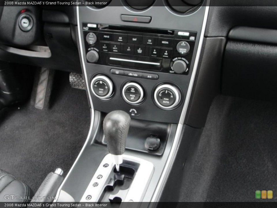 Black Interior Controls for the 2008 Mazda MAZDA6 s Grand Touring Sedan #44390034