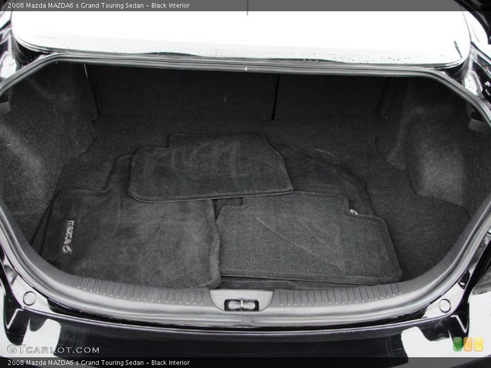 Black Interior Trunk for the 2008 Mazda MAZDA6 s Grand Touring Sedan #44390110