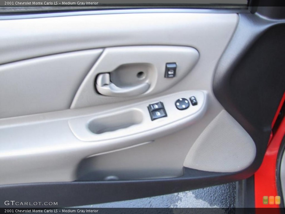 Medium Gray Interior Controls for the 2001 Chevrolet Monte Carlo LS #44390396