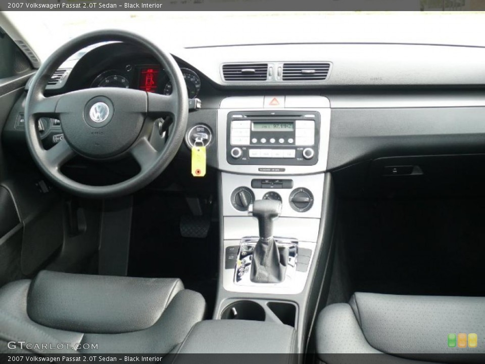 Black Interior Dashboard for the 2007 Volkswagen Passat 2.0T Sedan #44405830