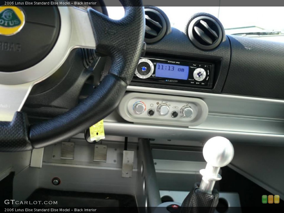 Black Interior Controls for the 2006 Lotus Elise  #4441153