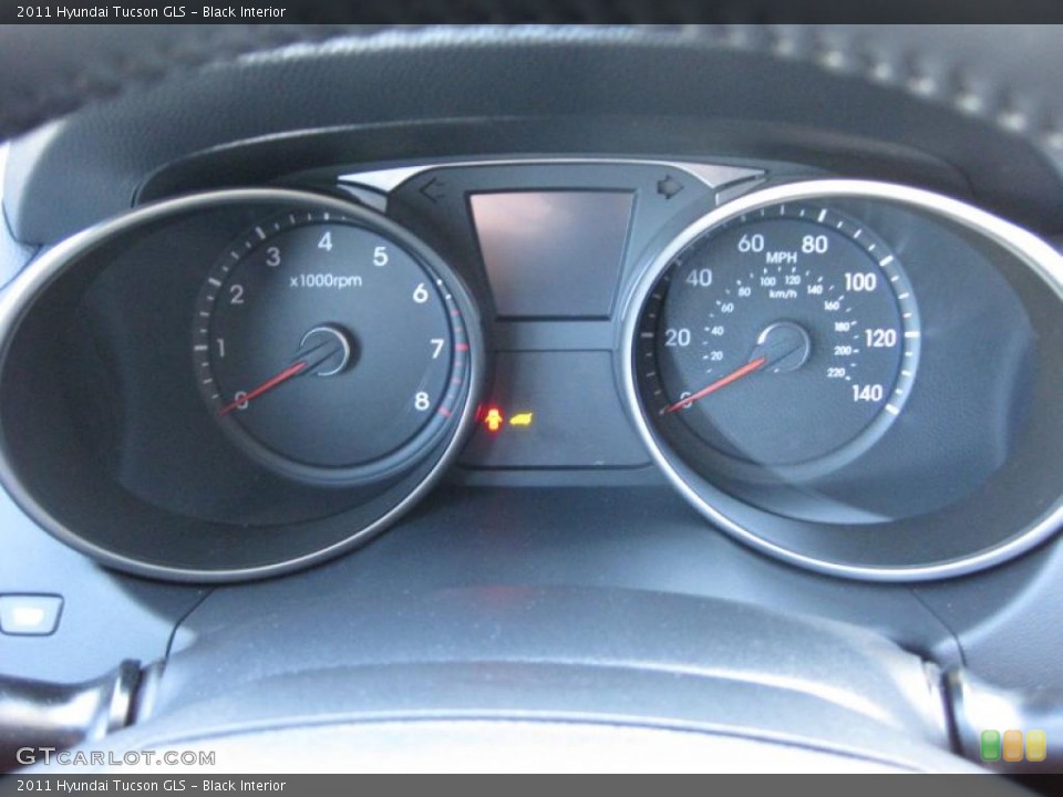 Black Interior Gauges for the 2011 Hyundai Tucson GLS #44438858
