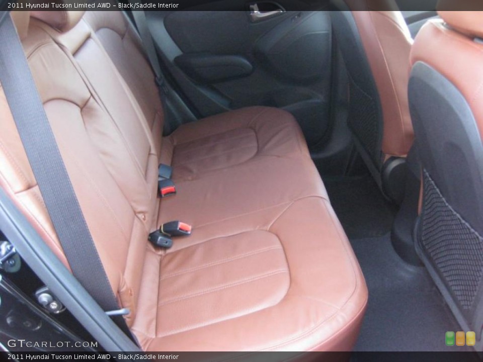 Black/Saddle Interior Photo for the 2011 Hyundai Tucson Limited AWD #44439138
