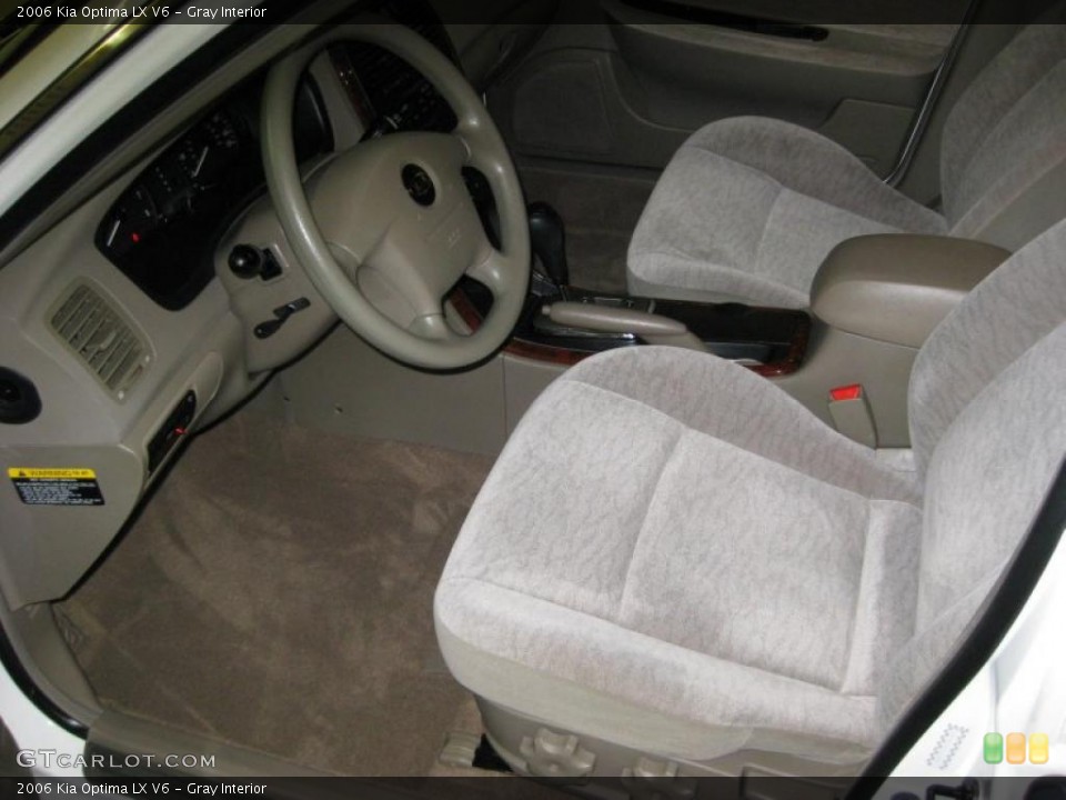 Gray Interior Photo for the 2006 Kia Optima LX V6 #44439377