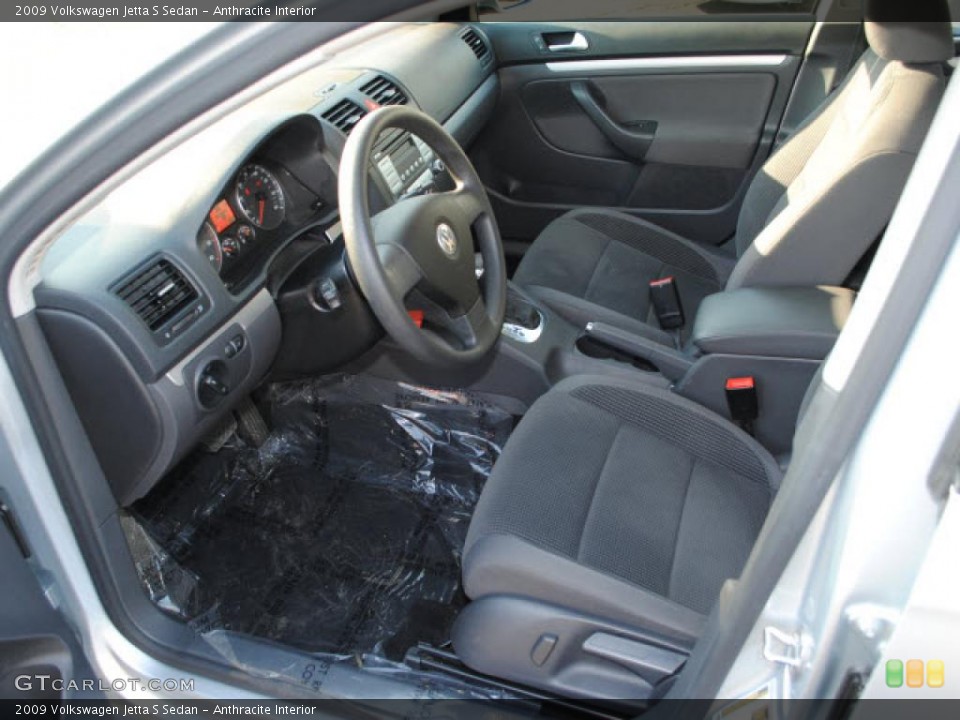 Anthracite Interior Photo for the 2009 Volkswagen Jetta S Sedan #44445970