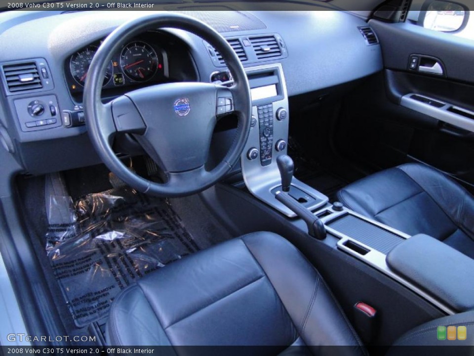 Off Black 2008 Volvo C30 Interiors