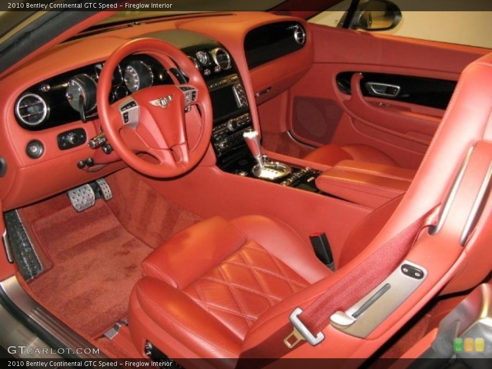 Fireglow 2010 Bentley Continental GTC Interiors