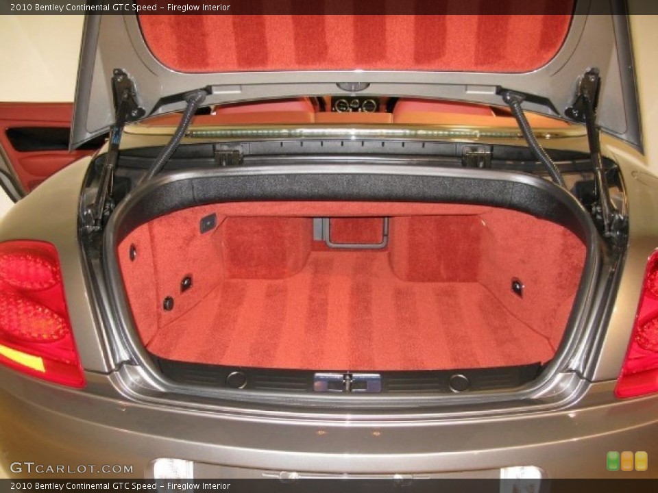 Fireglow Interior Trunk for the 2010 Bentley Continental GTC Speed #44454994