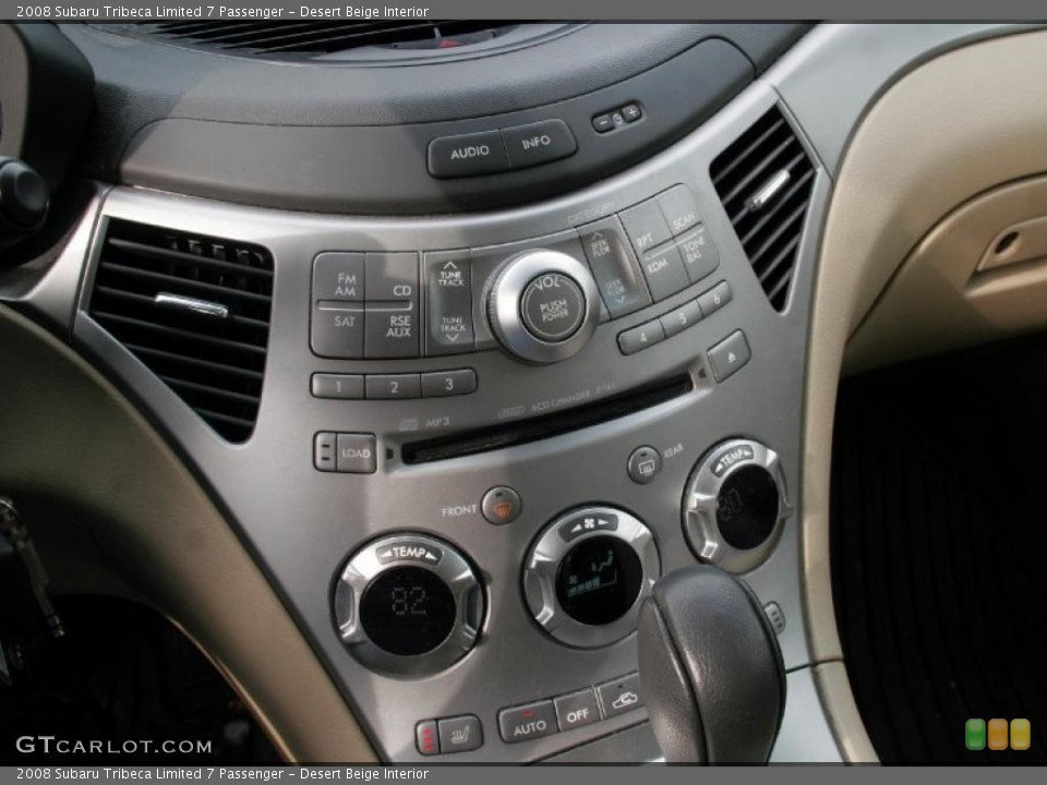 Desert Beige Interior Controls for the 2008 Subaru Tribeca Limited 7 Passenger #44462762