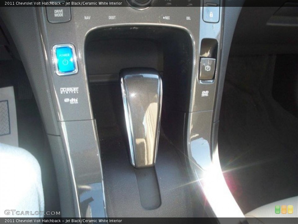 Jet Black/Ceramic White Interior Transmission for the 2011 Chevrolet Volt Hatchback #44480794