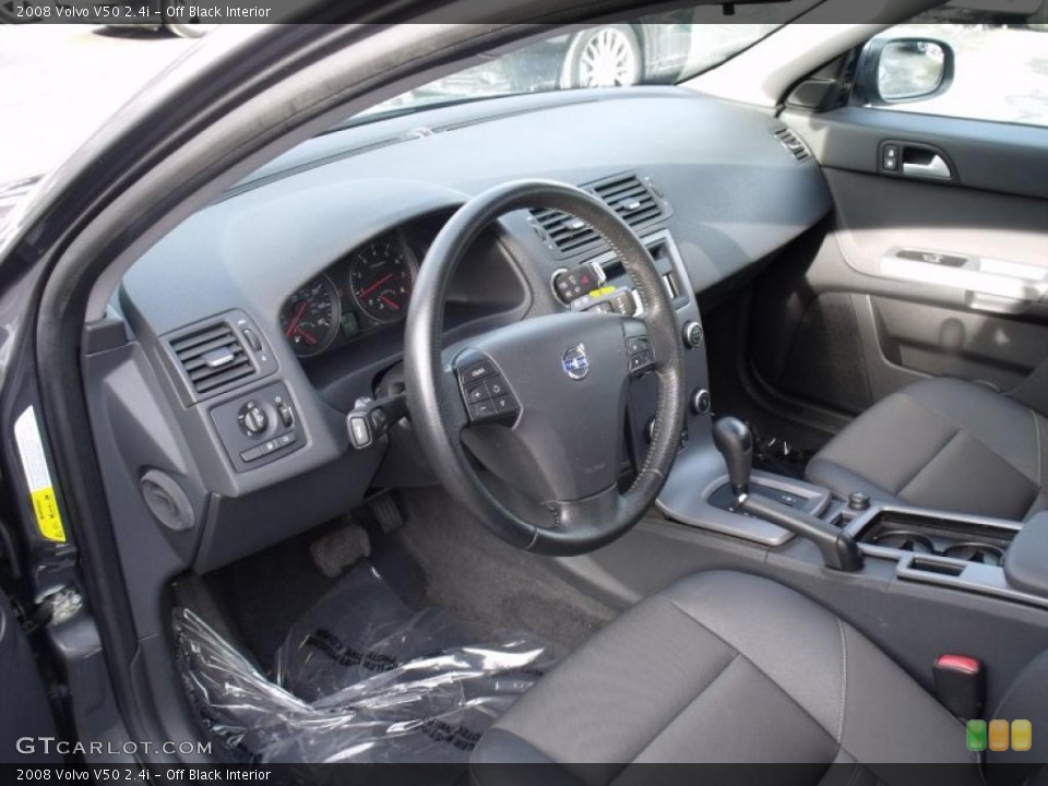 Off Black Interior Photo for the 2008 Volvo V50 2.4i #44500914
