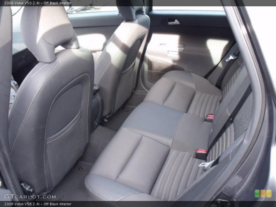 Off Black Interior Photo for the 2008 Volvo V50 2.4i #44500926