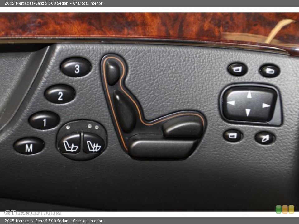 Charcoal Interior Controls for the 2005 Mercedes-Benz S 500 Sedan #44513183