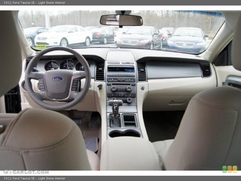 Light Stone Interior Dashboard for the 2011 Ford Taurus SE #44523303