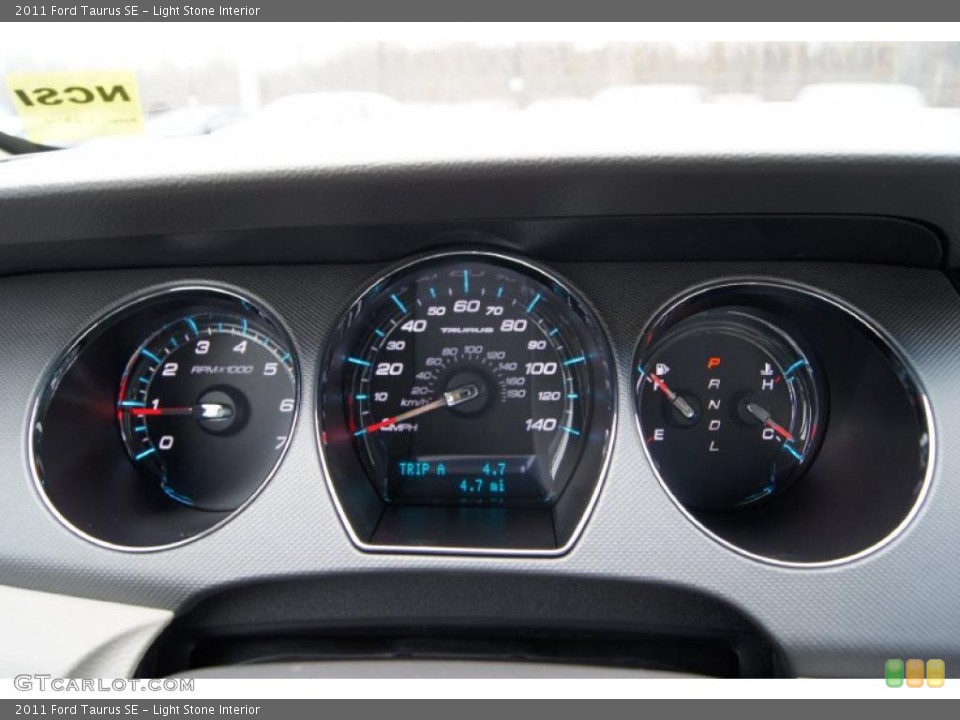 Light Stone Interior Gauges for the 2011 Ford Taurus SE #44523363