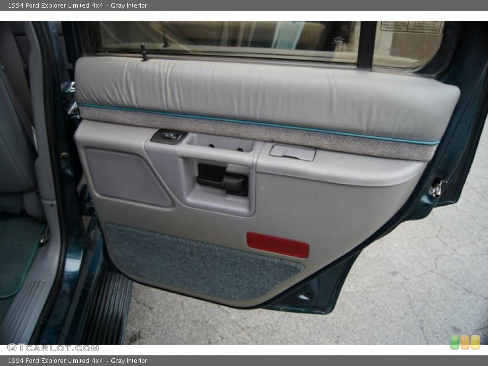 Gray Interior Door Panel For The 1994 Ford Explorer Limited