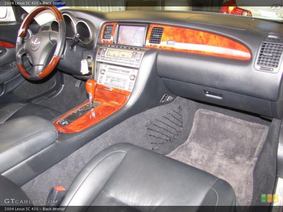 Black Interior Dashboard for the 2004 Lexus SC 430 #44530370