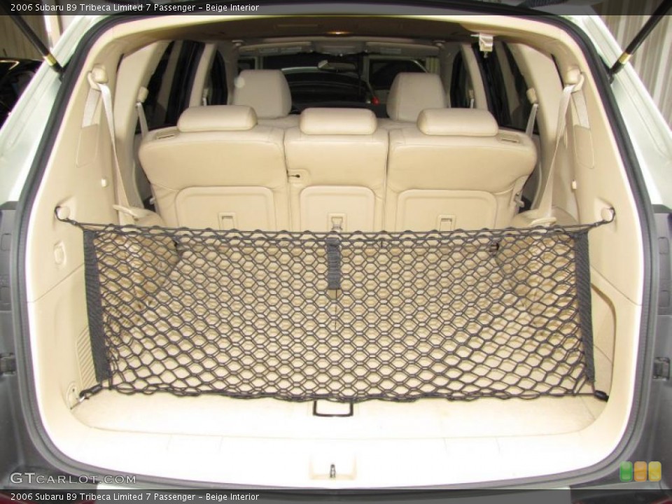 Beige Interior Trunk for the 2006 Subaru B9 Tribeca Limited 7 Passenger #44531380