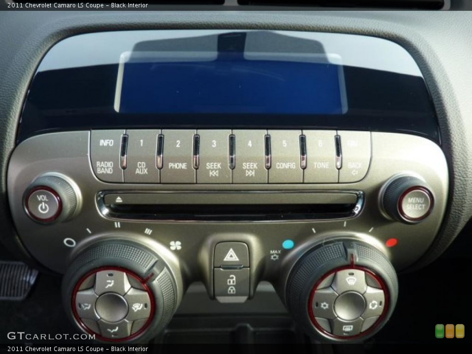 Black Interior Controls for the 2011 Chevrolet Camaro LS Coupe #44537189