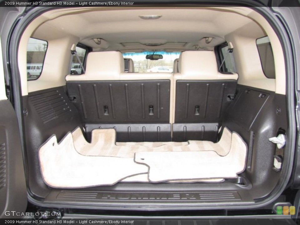 Light Cashmere/Ebony Interior Trunk for the 2009 Hummer H3  #44541769