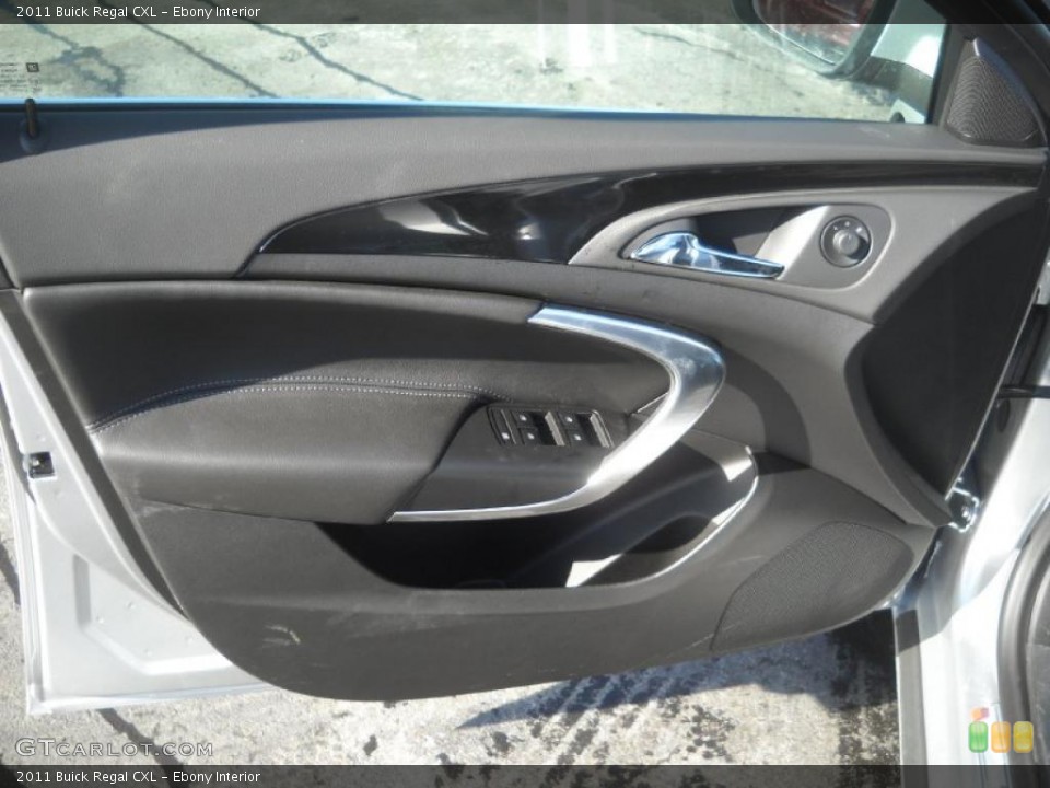 Ebony Interior Door Panel for the 2011 Buick Regal CXL #44542737
