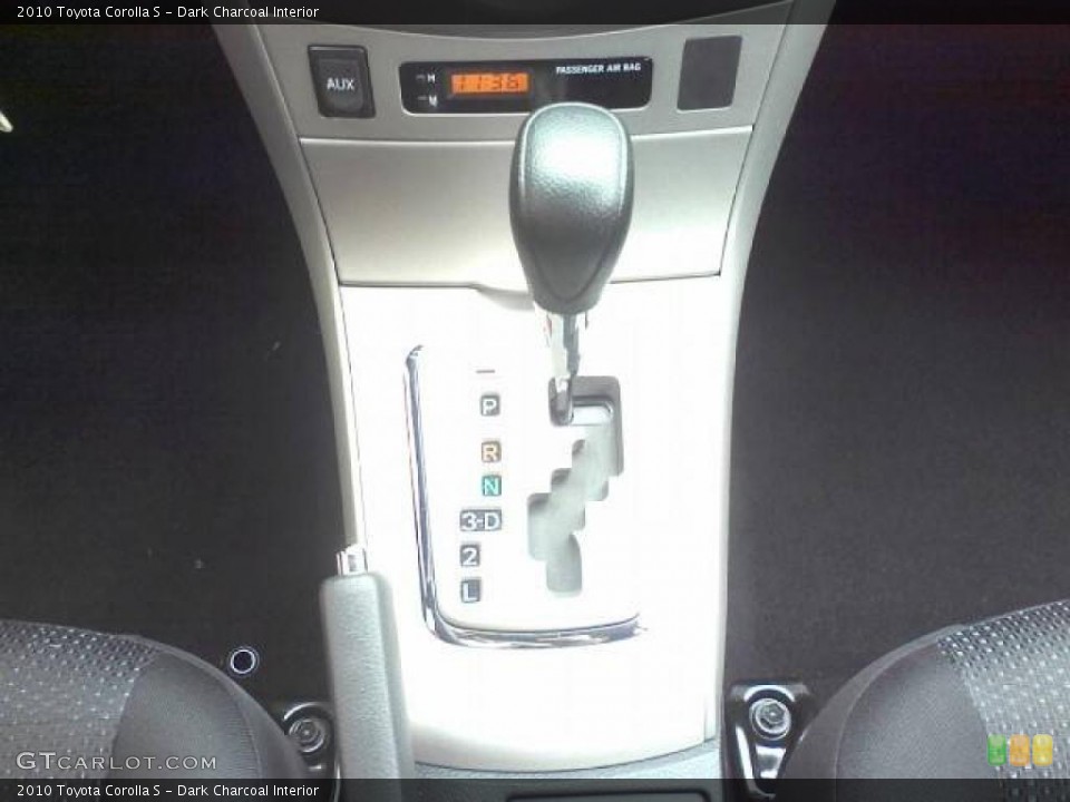 Dark Charcoal Interior Transmission for the 2010 Toyota Corolla S #44544409