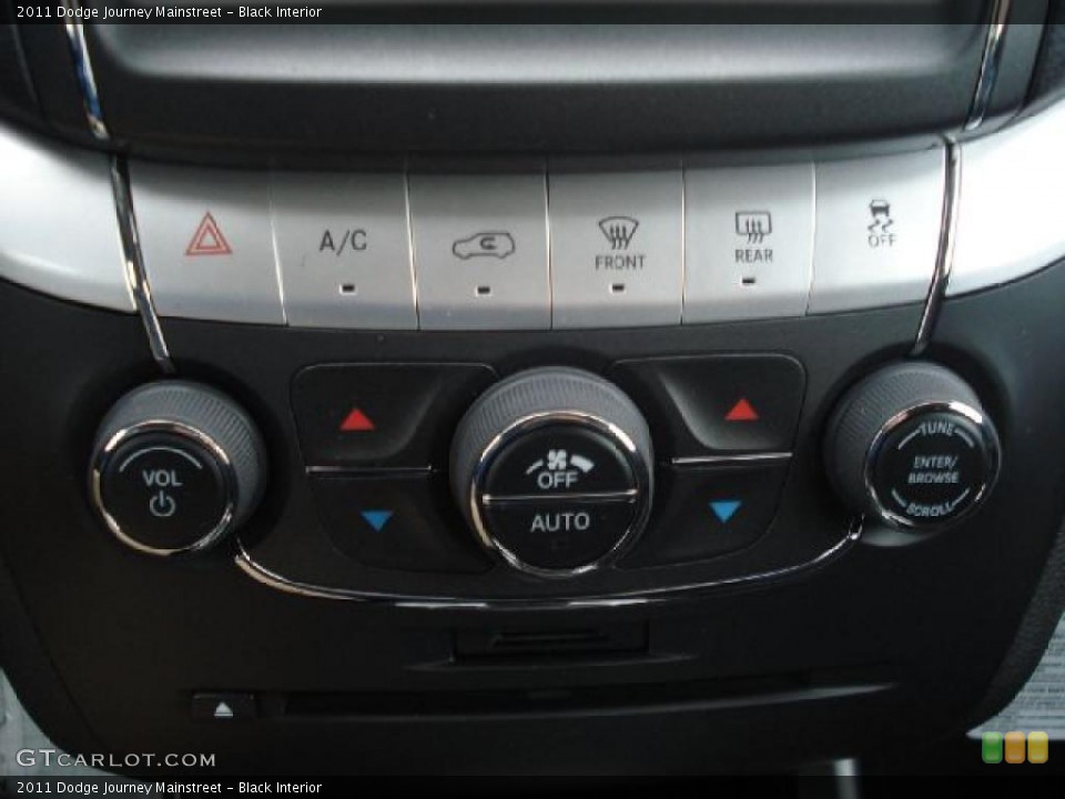 Black Interior Controls for the 2011 Dodge Journey Mainstreet #44546409