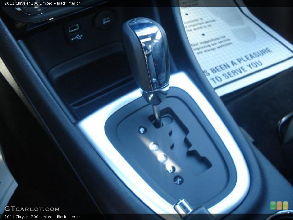 Black Interior Transmission for the 2011 Chrysler 200 Limited #44546741