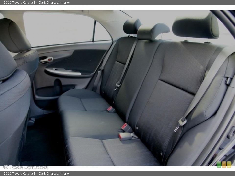 Dark Charcoal Interior Photo for the 2010 Toyota Corolla S #44554065
