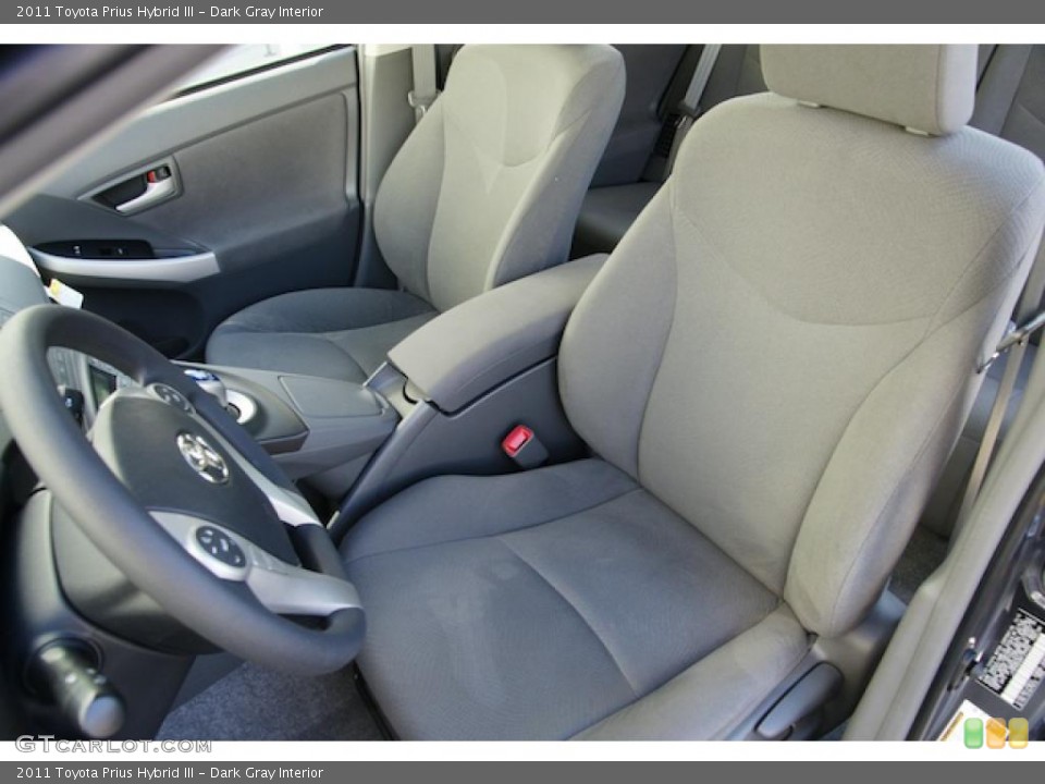 Dark Gray Interior Photo for the 2011 Toyota Prius Hybrid III #44555405