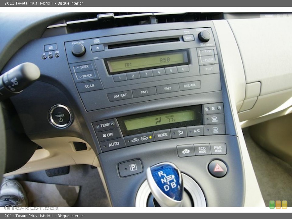 Bisque Interior Controls for the 2011 Toyota Prius Hybrid II #44556593