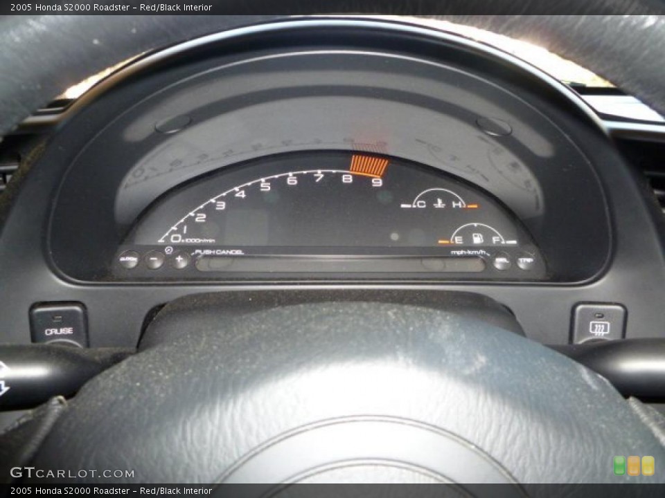 Red/Black Interior Gauges for the 2005 Honda S2000 Roadster #44563073