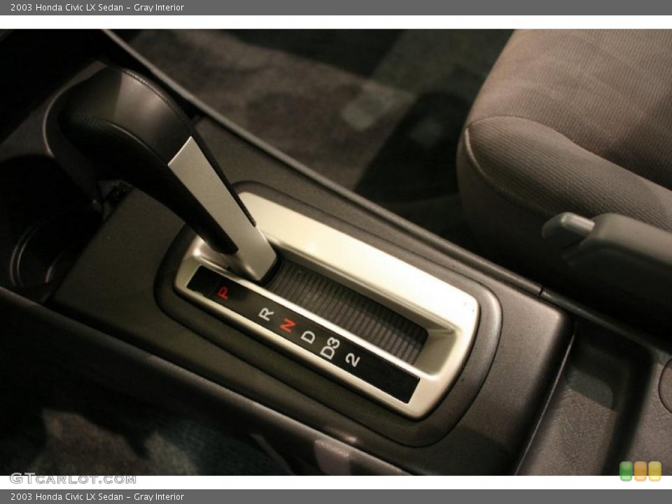 Gray Interior Transmission for the 2003 Honda Civic LX Sedan #44563569