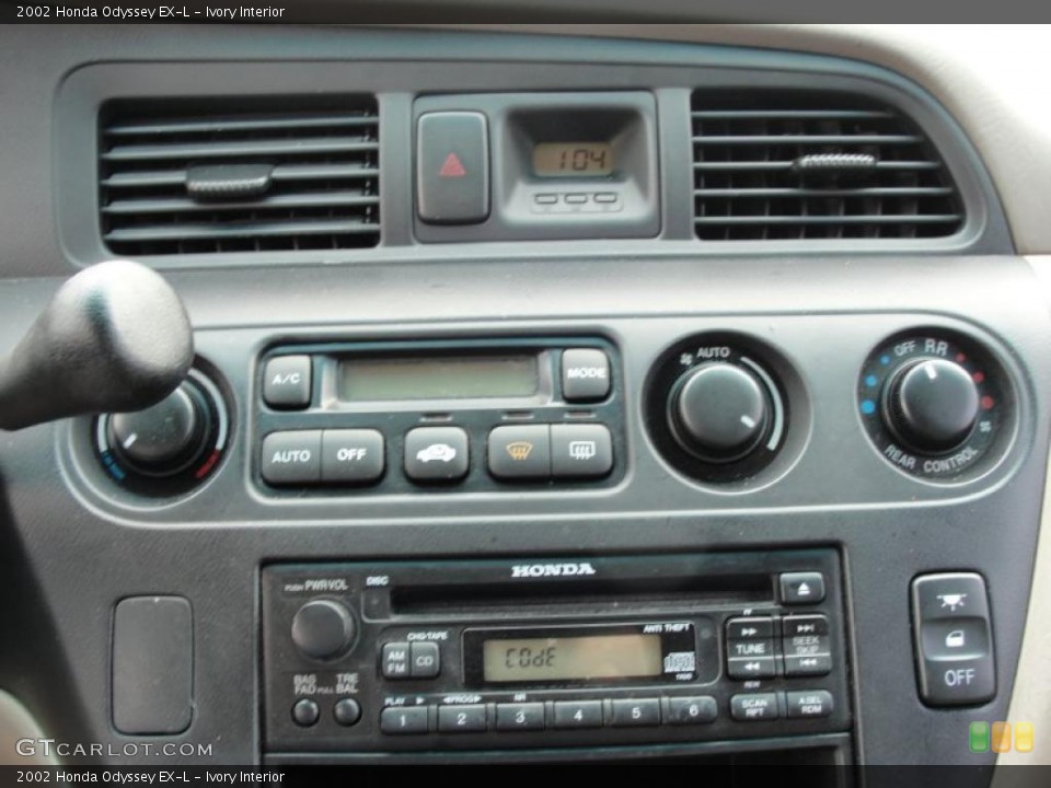 Ivory Interior Controls for the 2002 Honda Odyssey EX-L #44565641