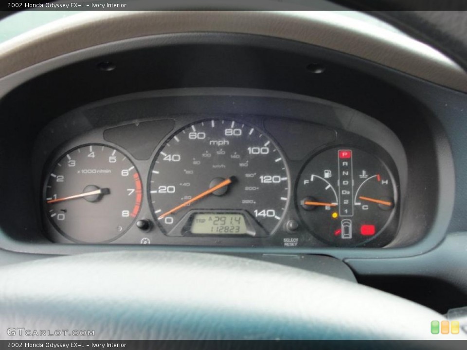 Ivory Interior Gauges for the 2002 Honda Odyssey EX-L #44565693