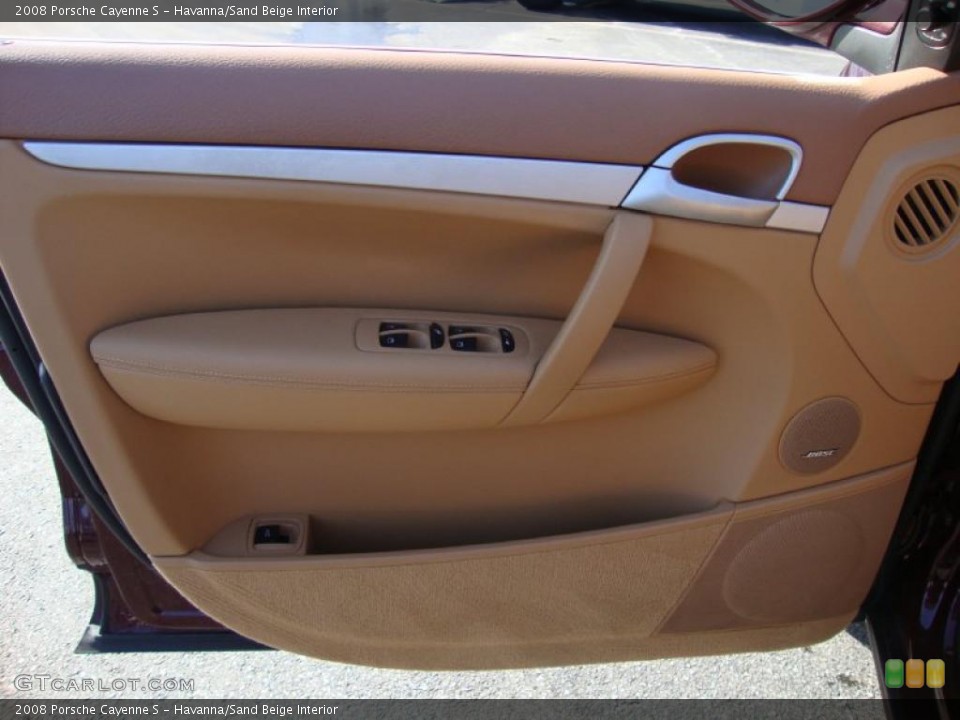 Havanna/Sand Beige Interior Door Panel for the 2008 Porsche Cayenne S #44565969