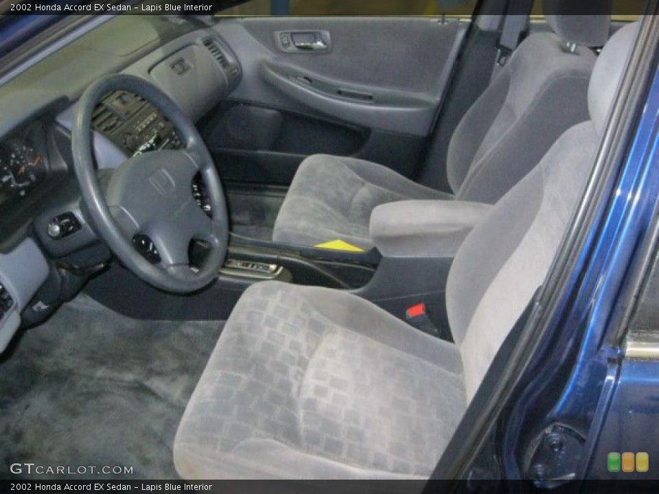 Lapis Blue Interior Photo for the 2002 Honda Accord EX Sedan #44566981