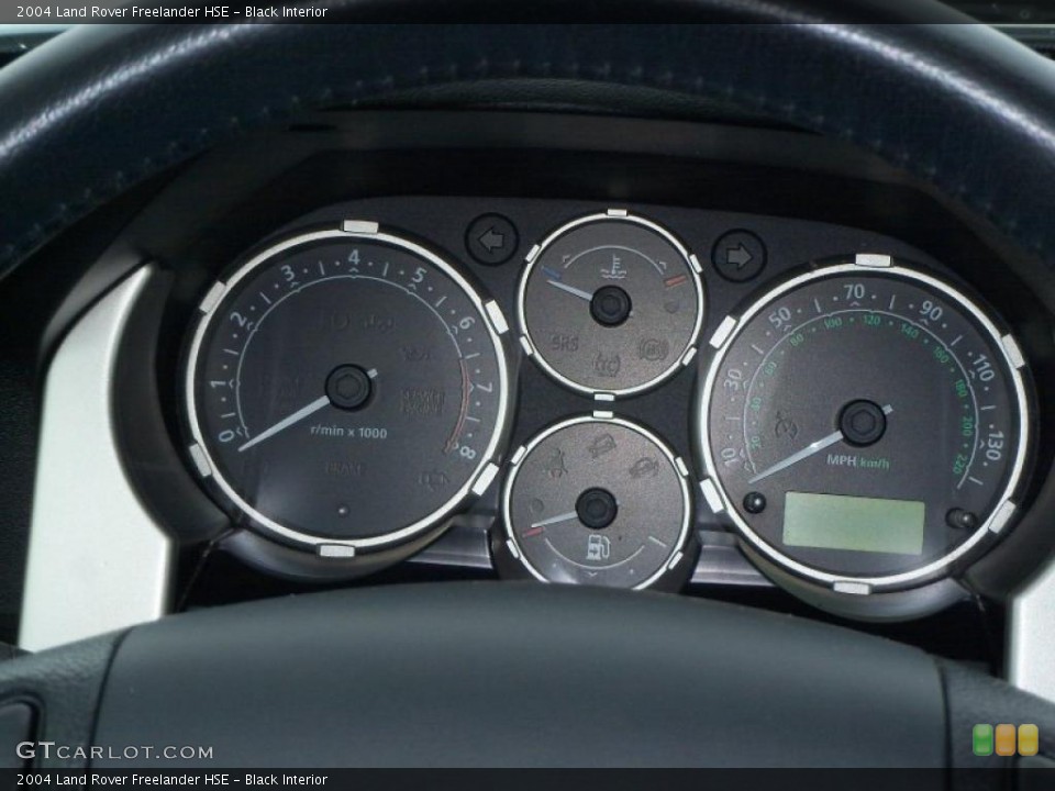 Black Interior Gauges for the 2004 Land Rover Freelander HSE #44568543