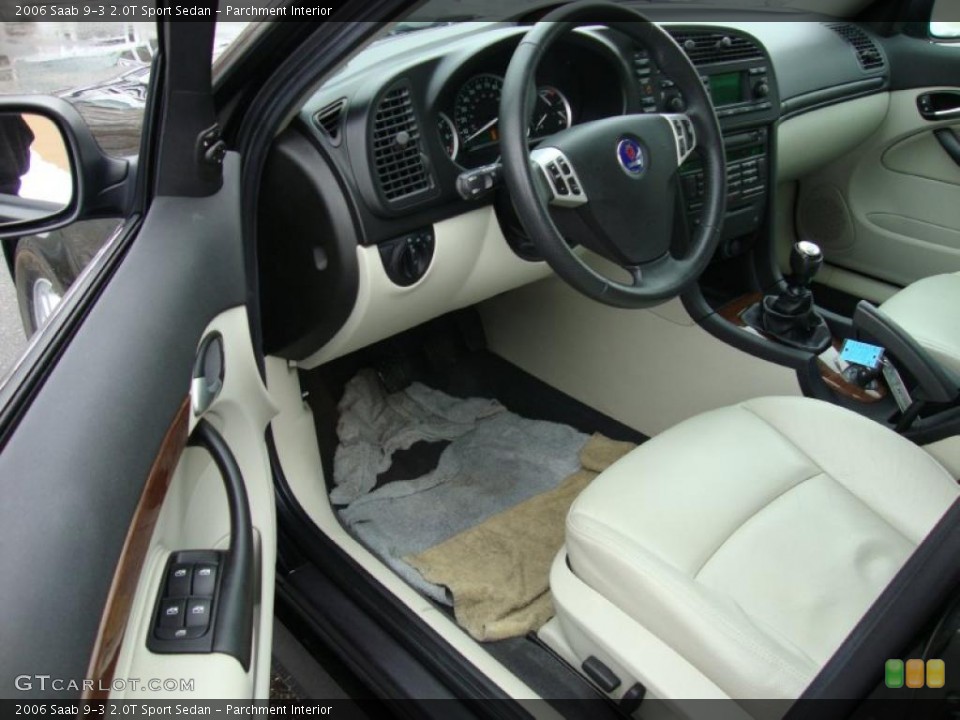 Parchment Interior Prime Interior for the 2006 Saab 9-3 2.0T Sport Sedan #44572157