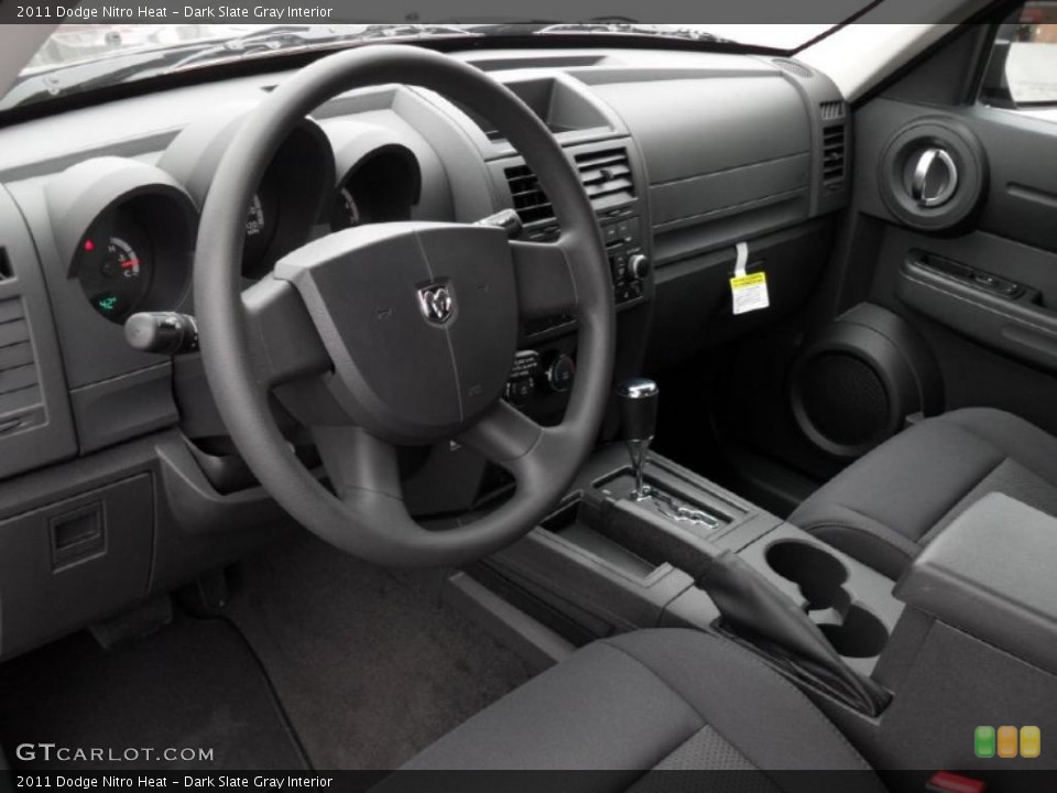 Dark Slate Gray Interior Prime Interior for the 2011 Dodge Nitro Heat #44572209