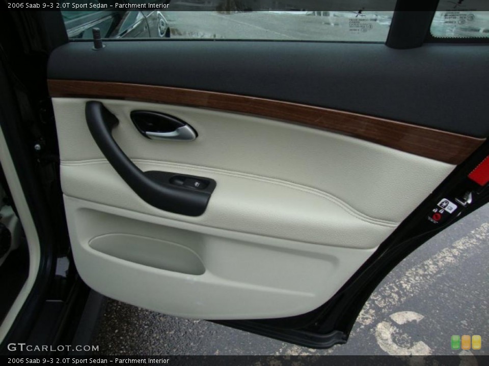Parchment Interior Door Panel for the 2006 Saab 9-3 2.0T Sport Sedan #44572337