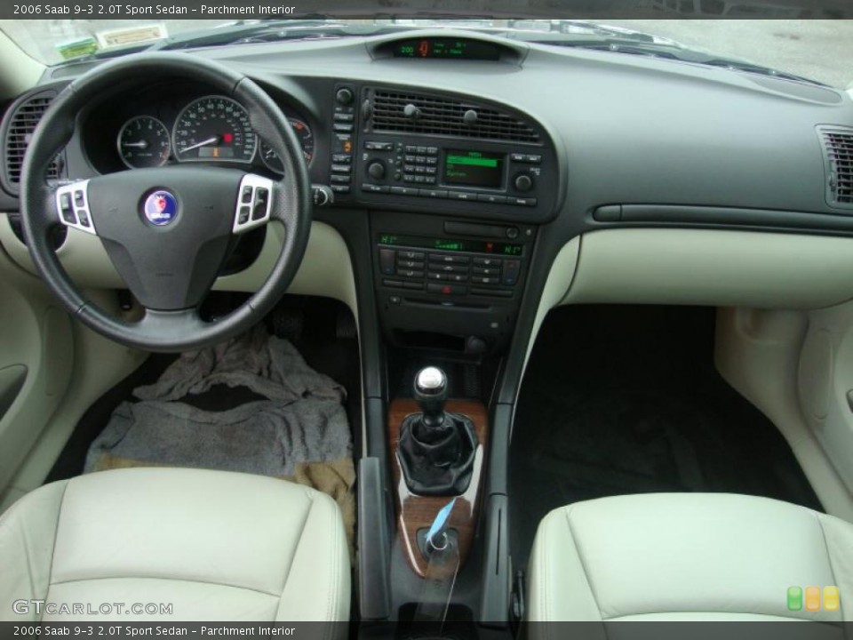 Parchment Interior Dashboard for the 2006 Saab 9-3 2.0T Sport Sedan #44572385