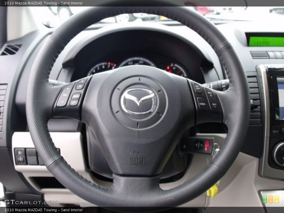 Sand Interior Steering Wheel for the 2010 Mazda MAZDA5 Touring #44575921
