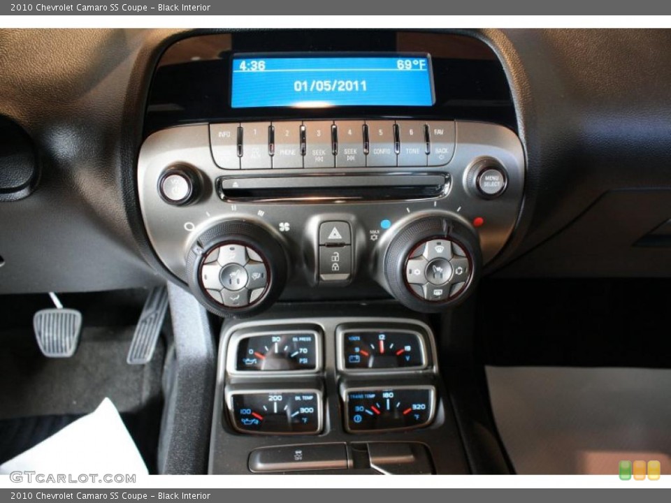 Black Interior Controls for the 2010 Chevrolet Camaro SS Coupe #44580653