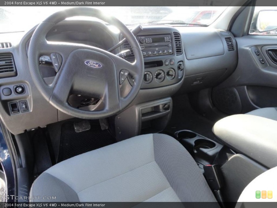 Medium/Dark Flint Interior Prime Interior for the 2004 Ford Escape XLS V6 4WD #44586982