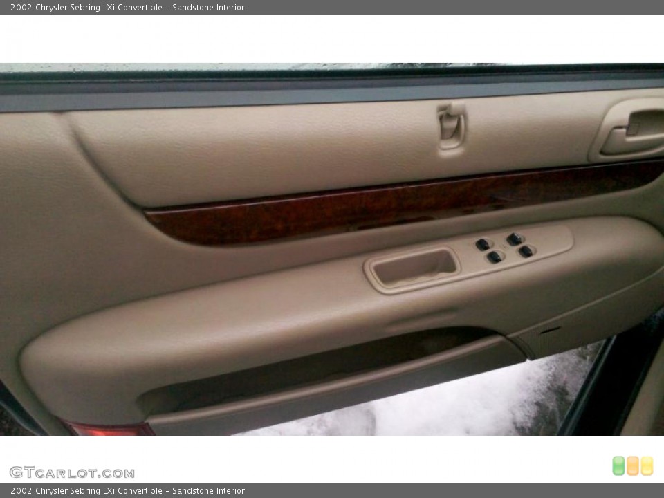 Sandstone Interior Door Panel for the 2002 Chrysler Sebring LXi Convertible #44587290