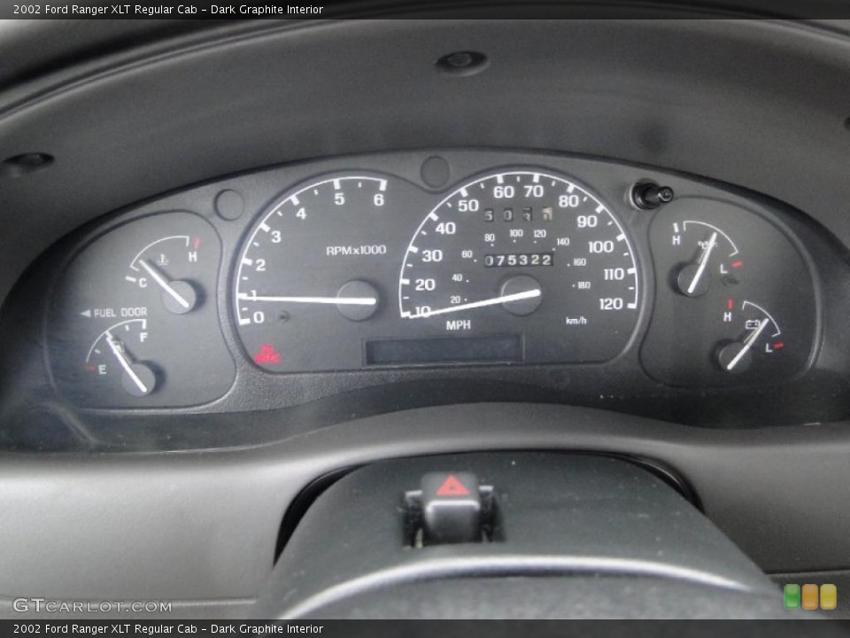 Dark Graphite Interior Gauges for the 2002 Ford Ranger XLT Regular Cab #44587698