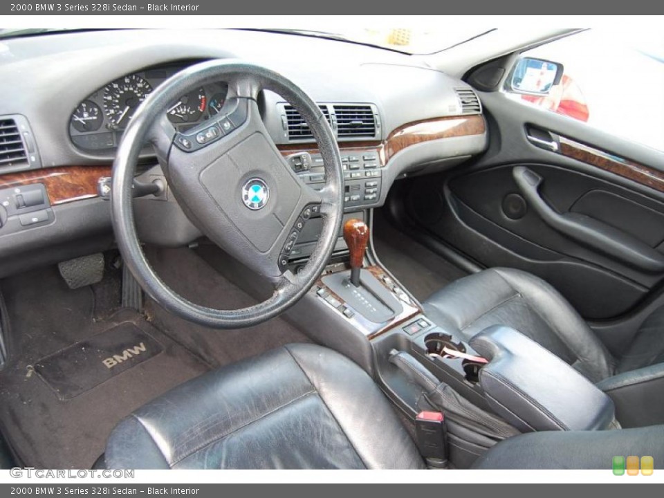 Black Interior Prime Interior for the 2000 BMW 3 Series 328i Sedan #44587786
