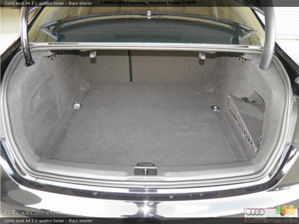Black Interior Trunk for the 2009 Audi A4 3.2 quattro Sedan #44588026